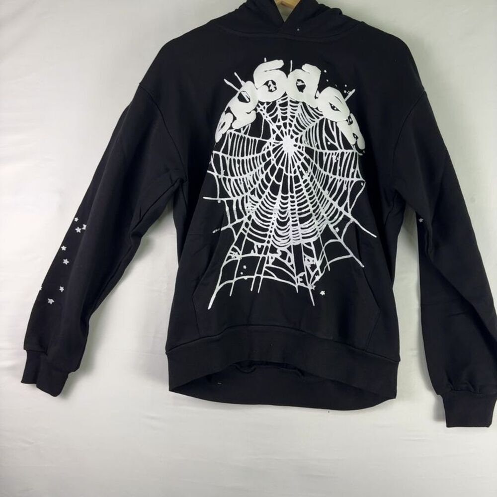Sp5der Men's Web Hoodie Black